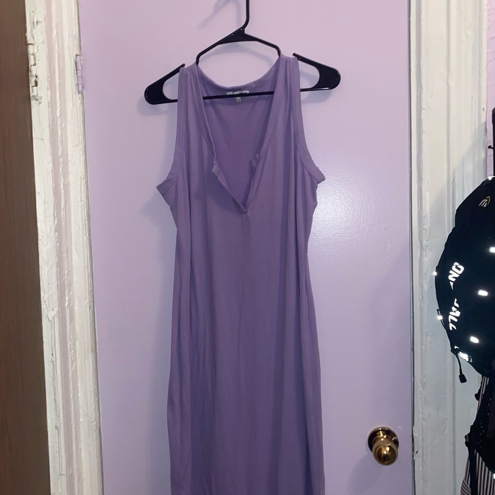 Fashion Nova Lavender Maxi Dress